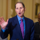 Sen. Ron Wyden, D-Ore., center, speaks with reporters while Sen. Patty Murray, D-Wash., left, and Minority Leader Chuch Schumer of N.Y., watch following their policy luncheon on Capitol Hill, in Washington, Wednesday, Sept. 5, 2018.
